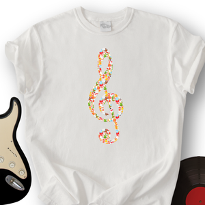 Christmas Treble Clef T-Shirt