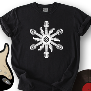 Guitar Snowflake T-Shirt