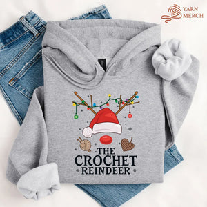 Crochet Reindeer Hoodie