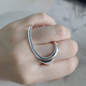 Cyberpunk Geometric Ring