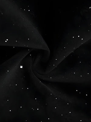 Glitter Asymmetric Mini Dress