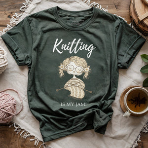 Knitting Is My Jam T-shirt
