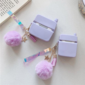 Lilac Cell Phone AirPods Case