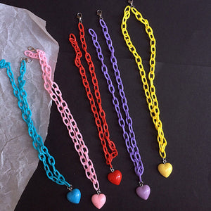 Pastel Phase Heart Necklace