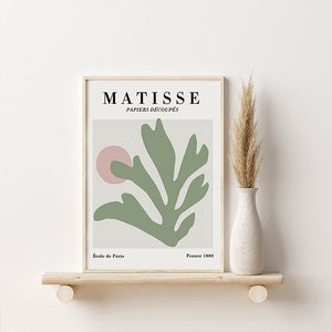 Sage Green & Pink Canvas Posters