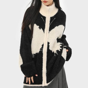 Butterfly Zip-Up Jacket
