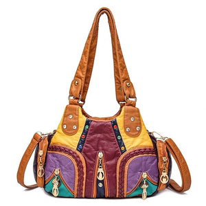 Hippie Aesthetic Patchwork Handbag