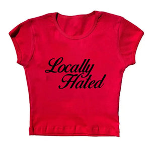 Locally Hated Cropped Tee