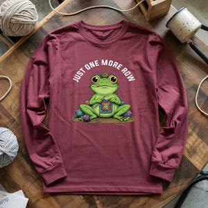 One More Row Frogging Long Sleeve T-shirt