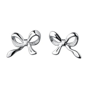 Minimalist Bow Stud Earrings