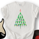 Guitar Christmas Tree T-Shirt