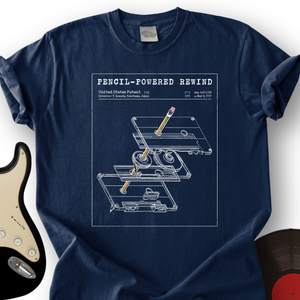 Cassette Rewind Diagram T-Shirt