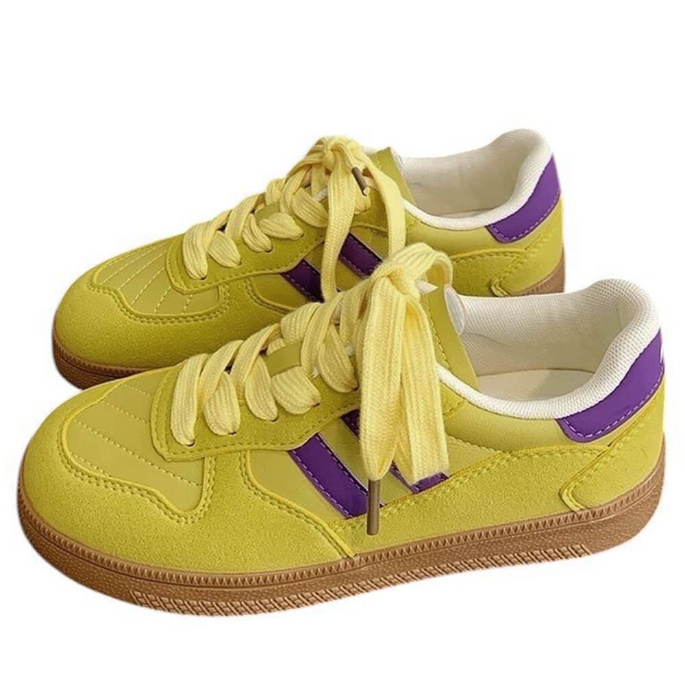 Saturday School Sneakers in Yellow