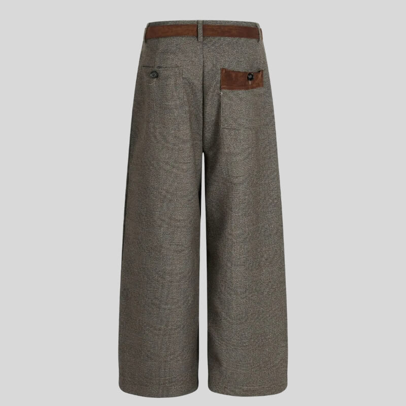 Belted Pleated Pants