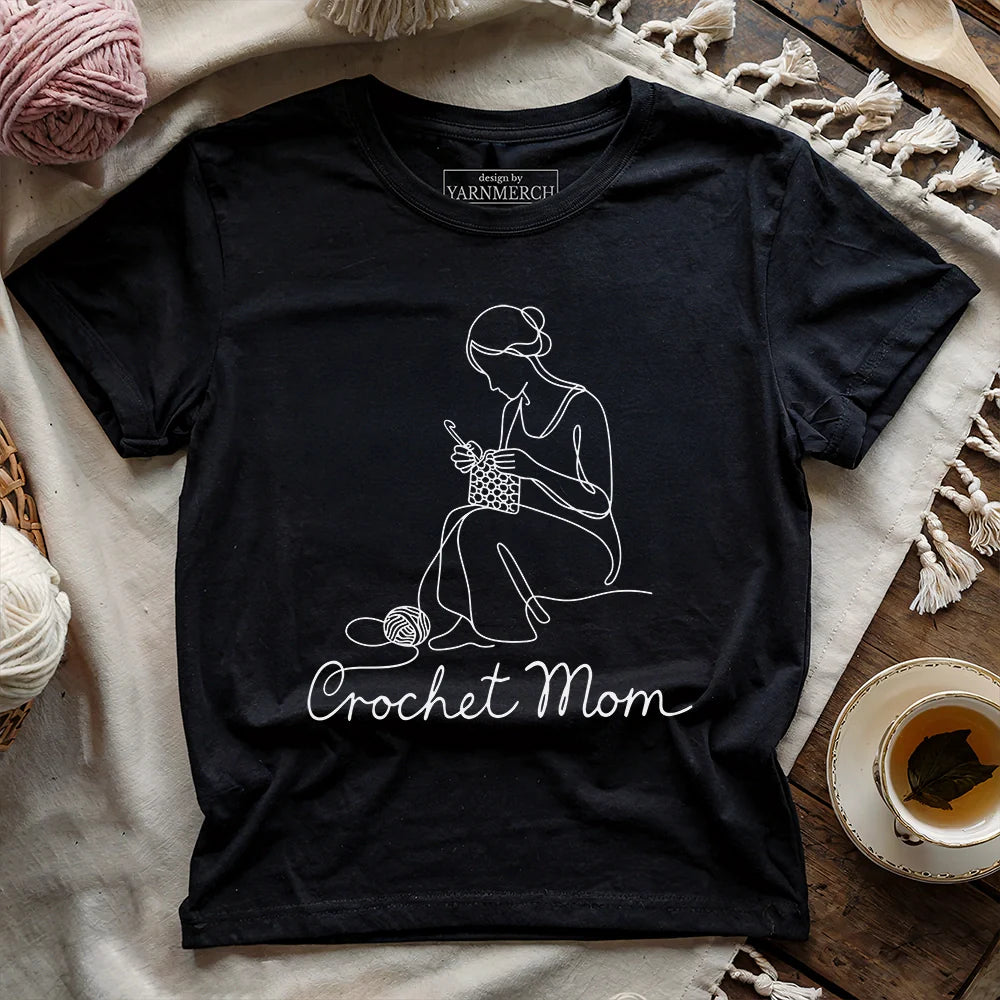 Crochet Mom T-shirt