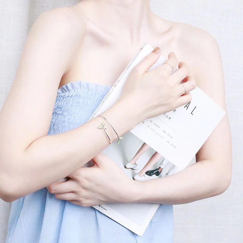 Fairycore Leaf Wing Bracelet