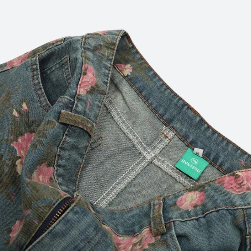 Floral Jeans