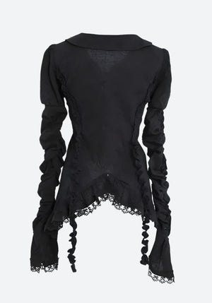 Goth Asymmetric Blouse