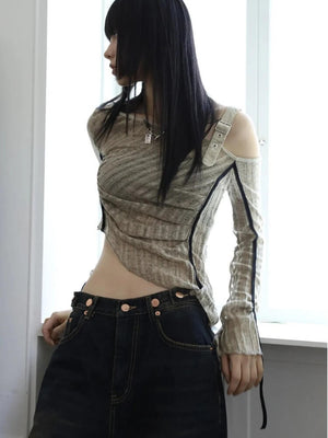 Grunge Asymmetrical Top