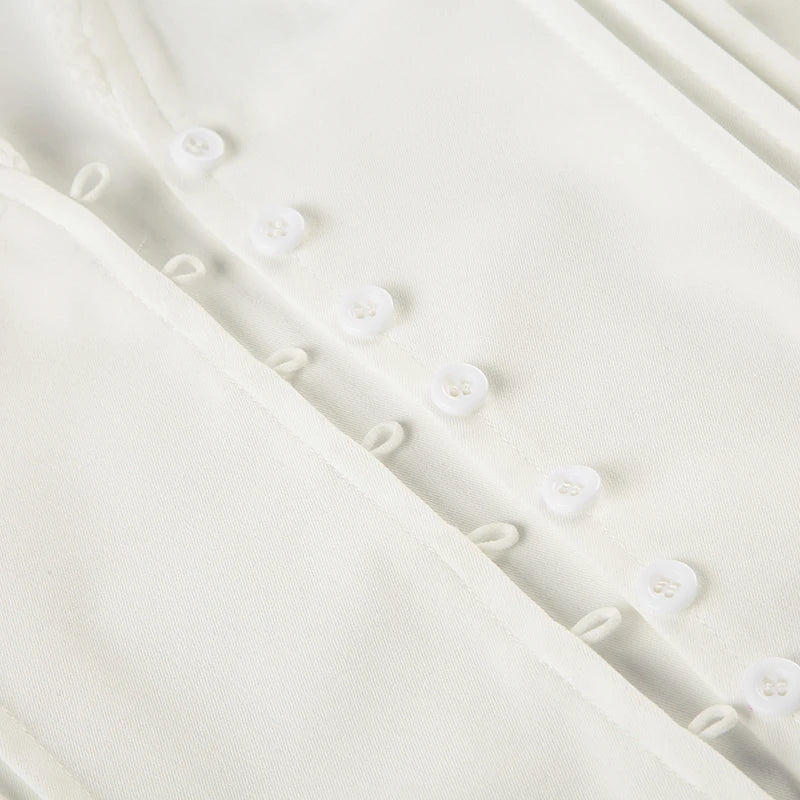 Lace Trim Button Up Shirt