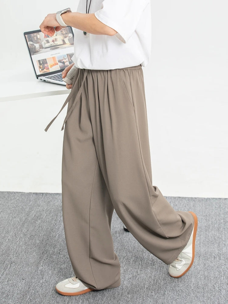 Loose Fit Drawstring Pants