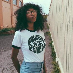 Power to the People Ringer Tee