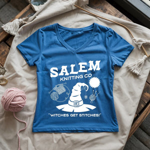 Salem Knitting Lady V-neck