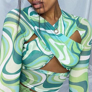 Teenage Crush Gloved Long Sleeve Top