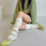 Y2K Ribbed Knit Leg Warmers