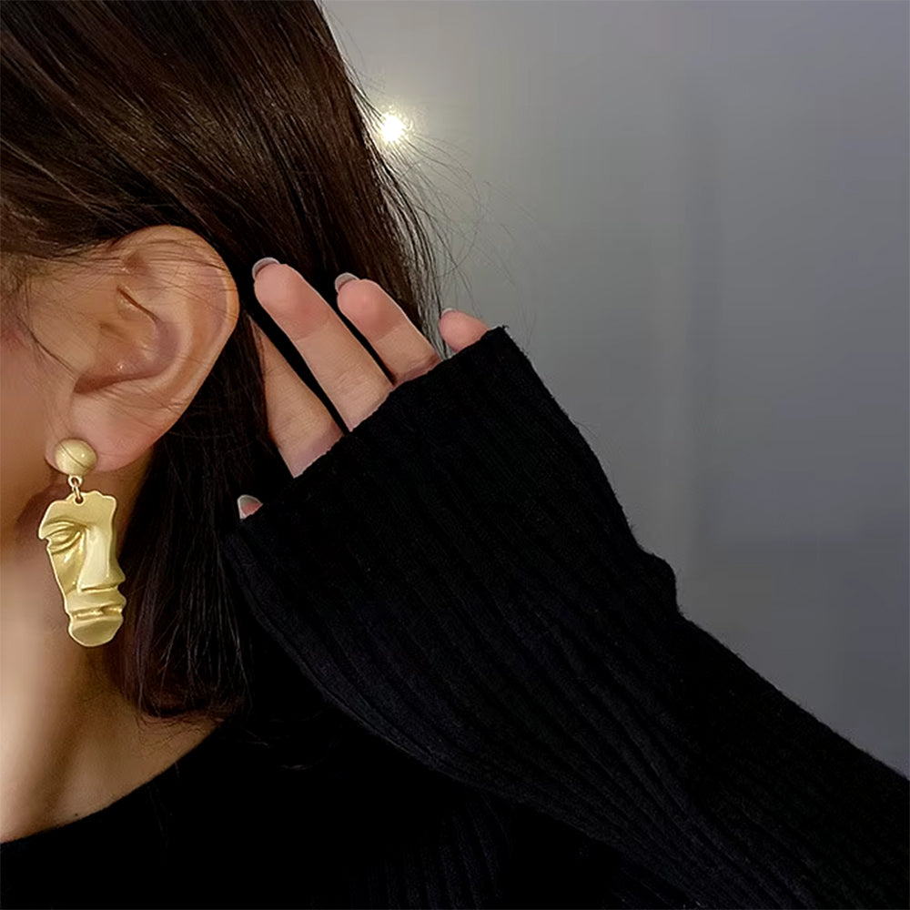 Artsy Face Vintage Aesthetic Earrings