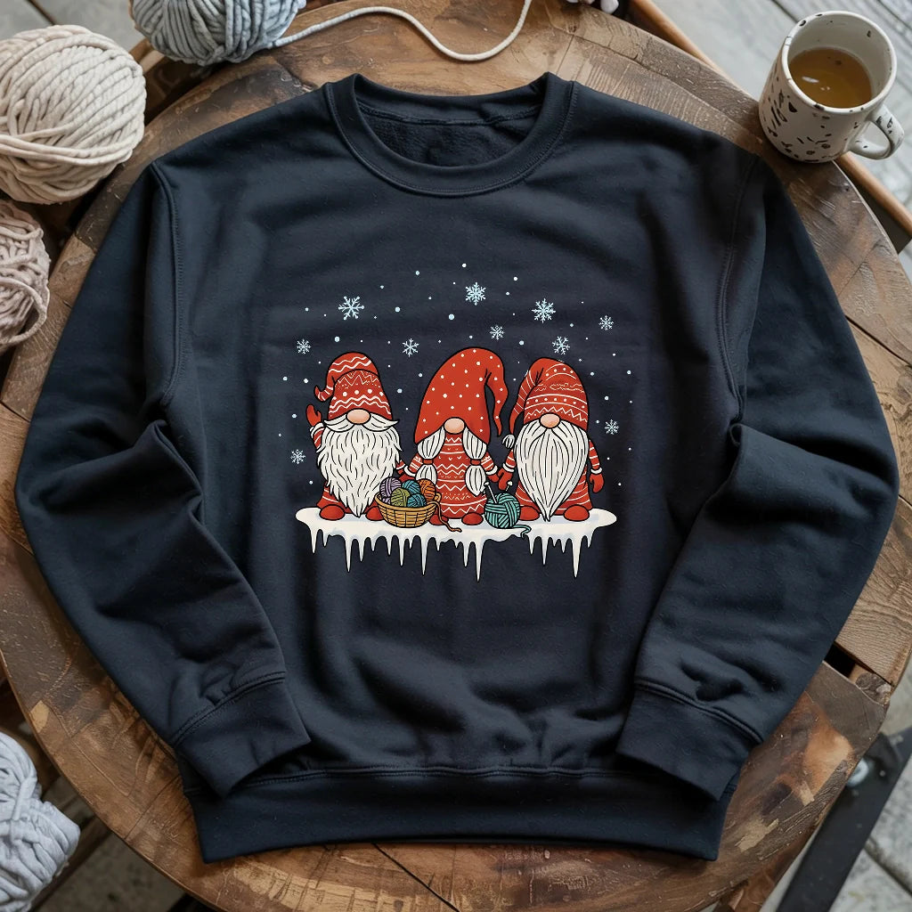 Three Knitty Gnomes Sweatshirt