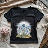 Yarn Field Lady V-neck