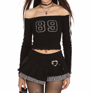 Blokette Jersey-Style 89 Rhinestone Top