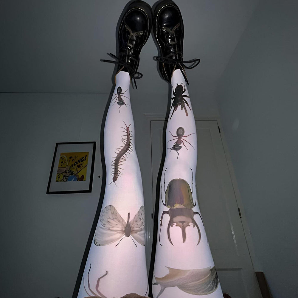 Bug Patterned Tights