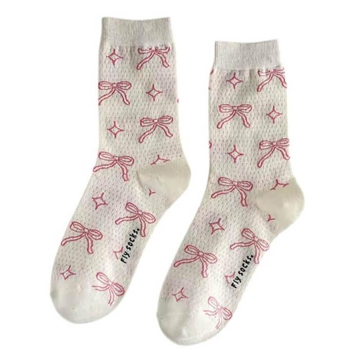 Coquette Style Bow Socks