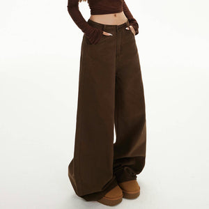 Downtown Girl Brown Baggy Pants