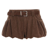 Espresso Days Corduroy Skirt