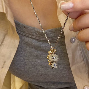 Fairycore Mushroom Pendant Necklace