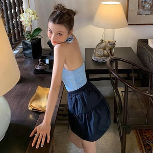 Floral Embroidered Satin Vest