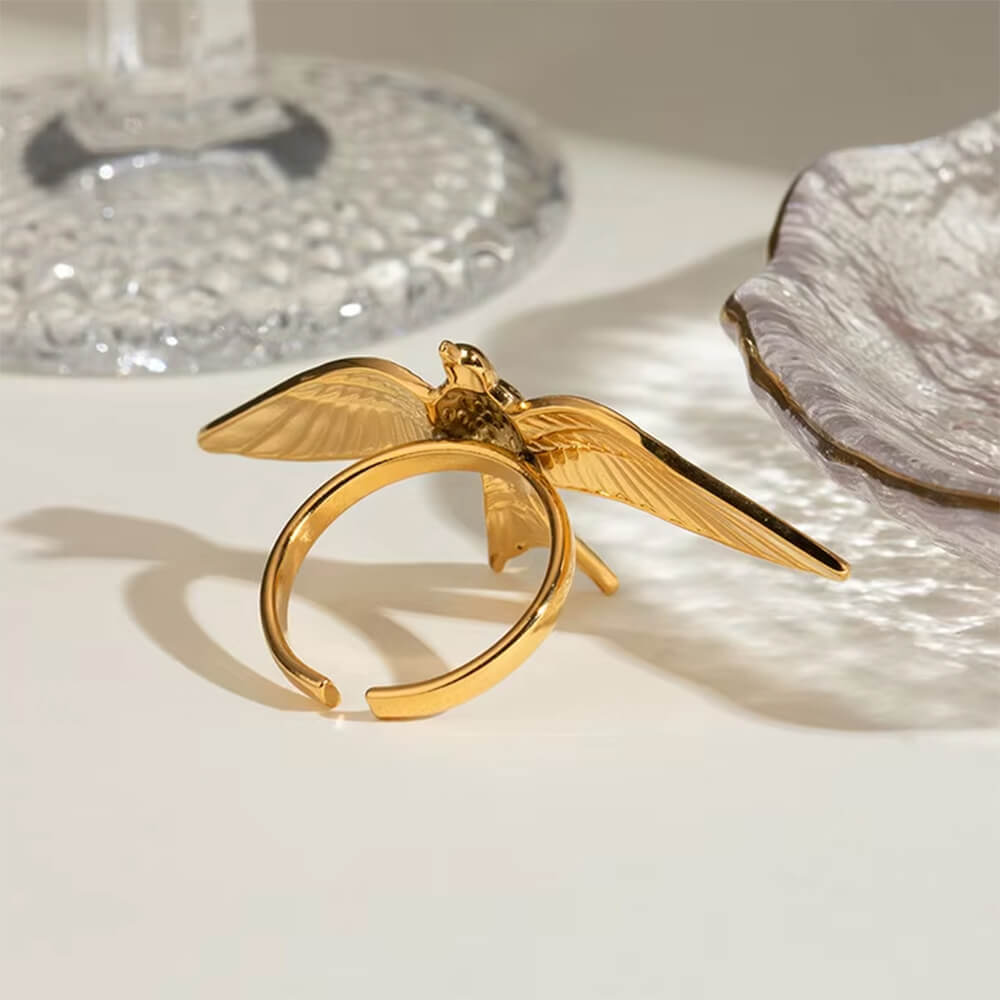 Flying Bird Aesthetic Ring