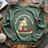 ADHD Crocheting Club Sweatshirt