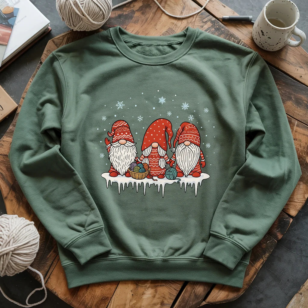 Three Knitty Gnomes Sweatshirt
