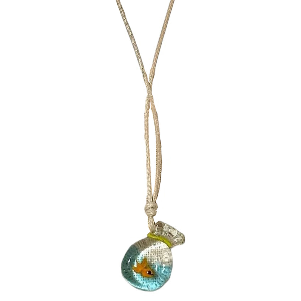 Goldfish Pendant Necklace
