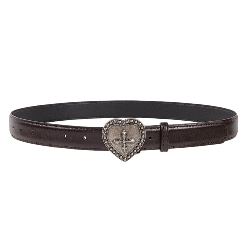 Fairy Grunge Heart Buckle Belt