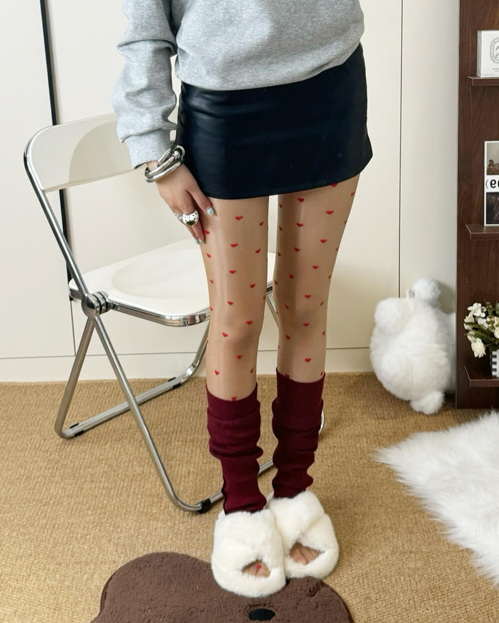 Bonjour Baby Heart Tights