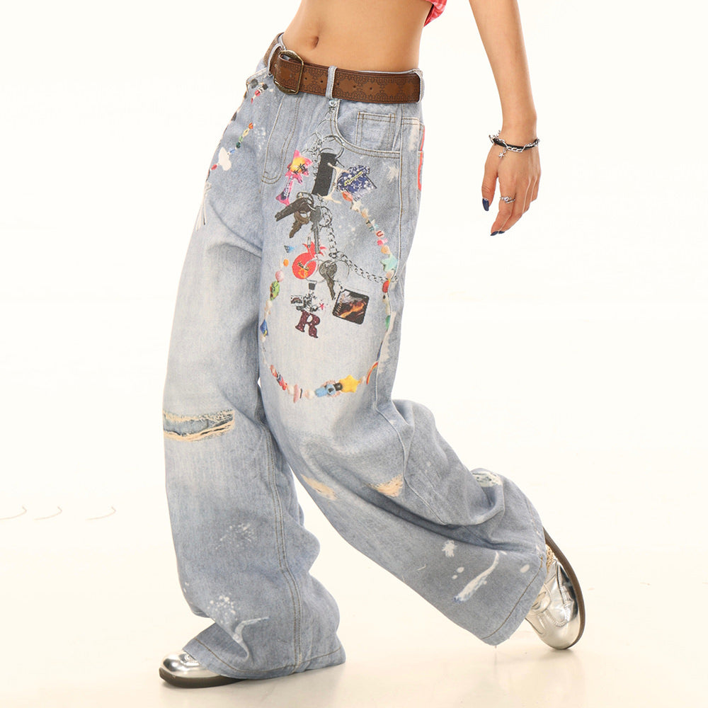 Lucky Trinket Wide-Leg Jeans