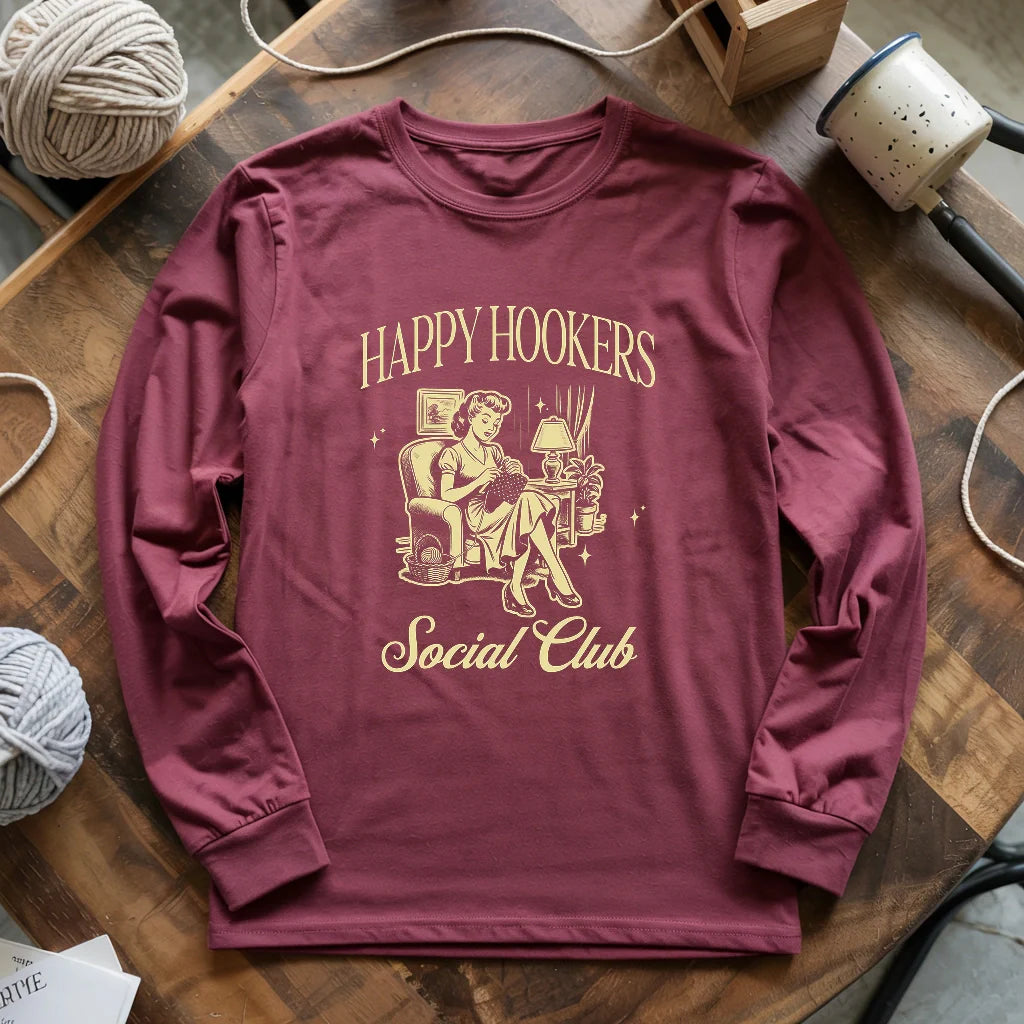 Happy Hooker Club Long Sleeve T-shirt