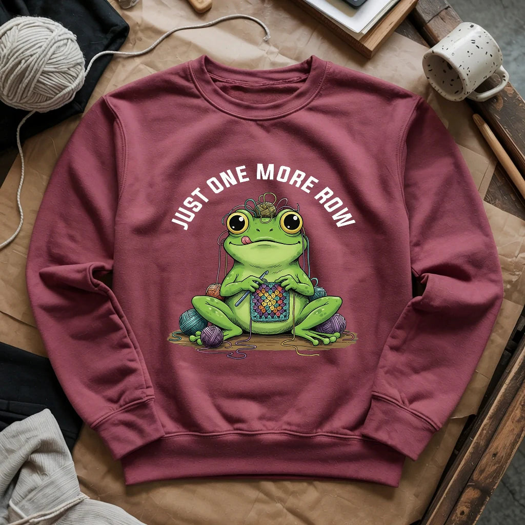One More Row Frogging Sweatshirt