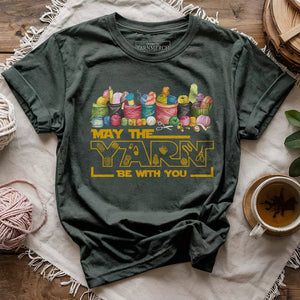 May The Yarn Be With You T-shirt