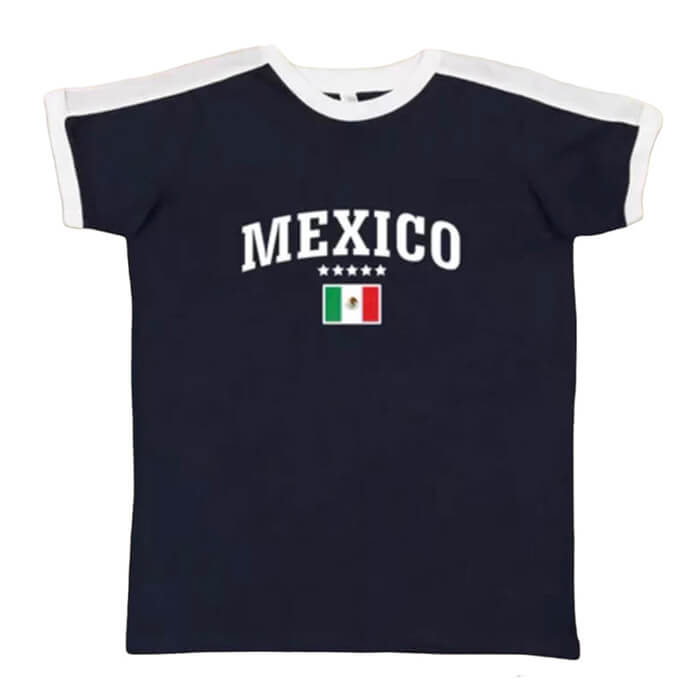 Mexico Raglan Baby Tee
